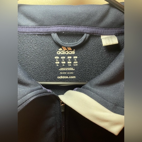 ✨Men’s Adidas Navy Blue Pullover Size XL - Picture 3 of 5